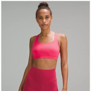 Lululemon Energy Sports Bra in Pink - Size 4